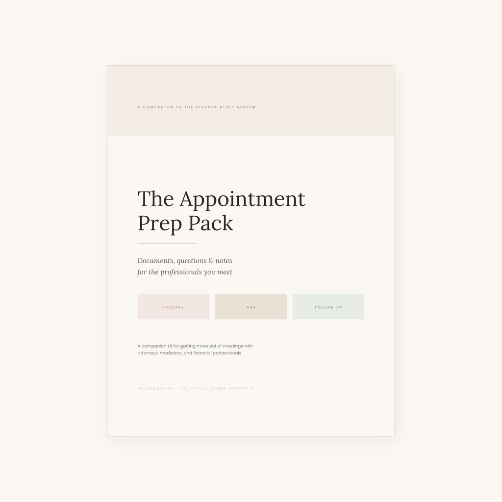 The Appointment Prep Pack