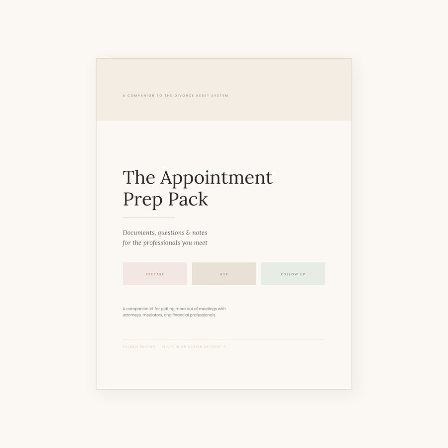 The Appointment Prep Pack