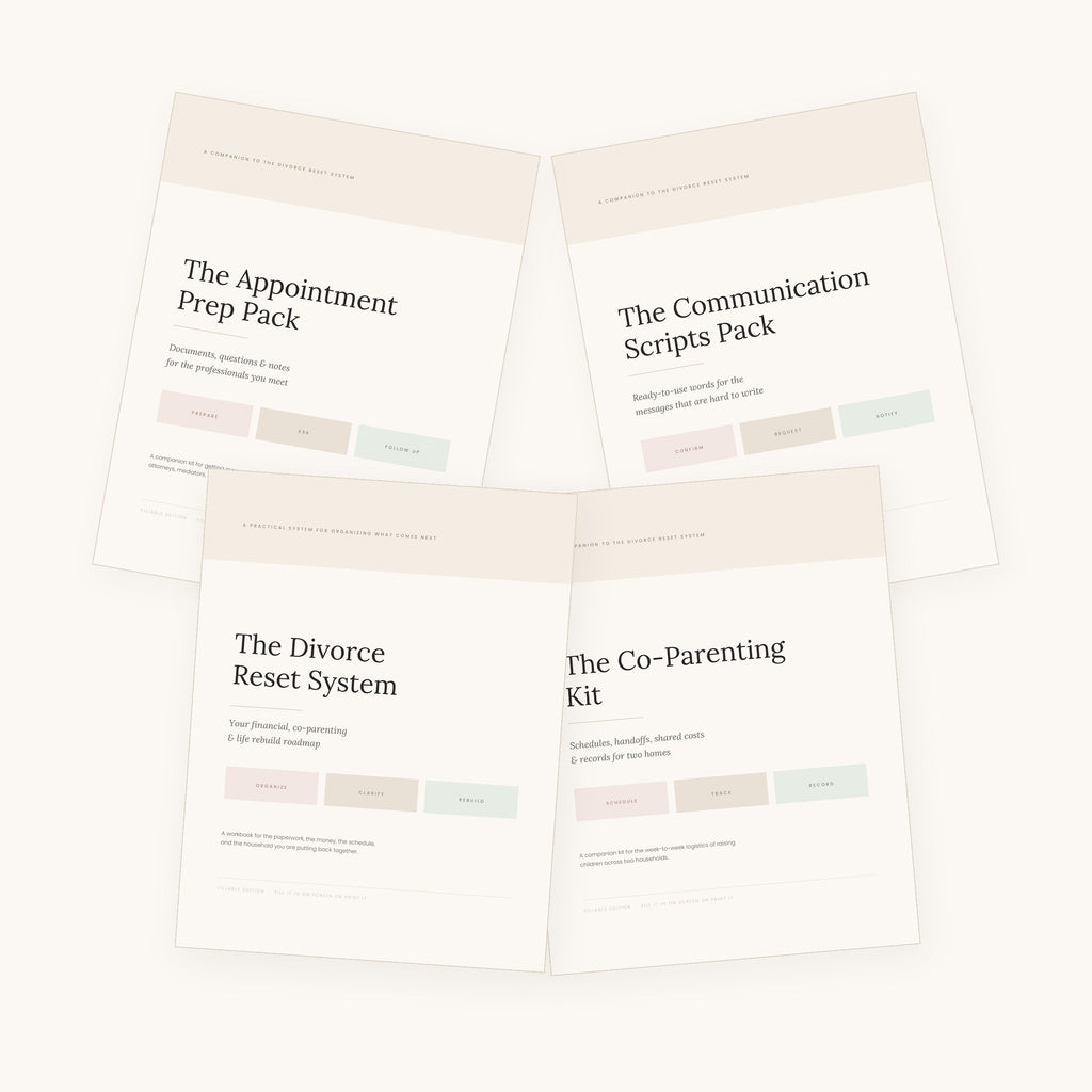 The Divorce Reset System - Complete Set