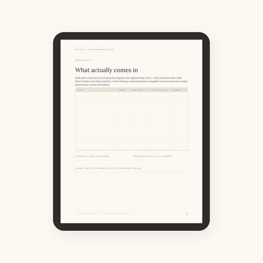 The Divorce Reset System — Your Financial, Co-Parenting & Life Rebuild Roadmap